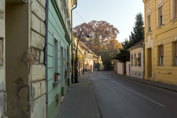 Panorama of center of town of Srijemski Karlovci, Vojvodina, Serbia