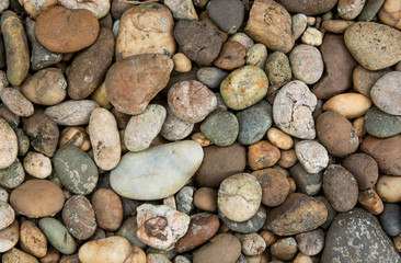 Pebble stones texture and background