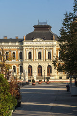 Fototapeta premium Panorama of center of town of Srijemski Karlovci, Vojvodina, Serbia