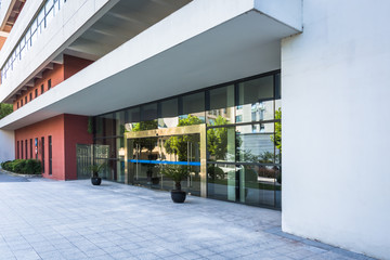 A modern factory building