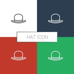hat icon white background