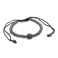 Fashion male bracelet isolated on white