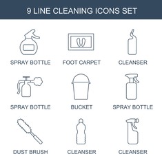 cleaning icons