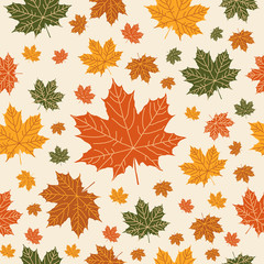 Autumnal  seamless  pattern
