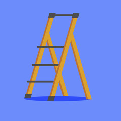 Illustration of platform ladder