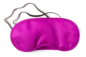 Sleeping eye mask, isolated on white background