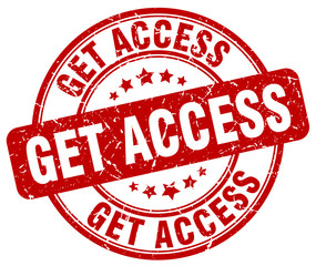 get access red grunge round vintage rubber stamp