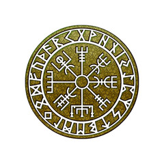 Vegvisir Viking Compass Rune