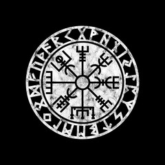 Vegvisir Viking Compass Rune