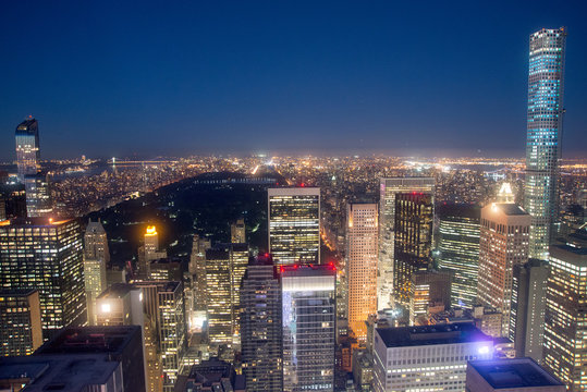 Central Park from the roof top