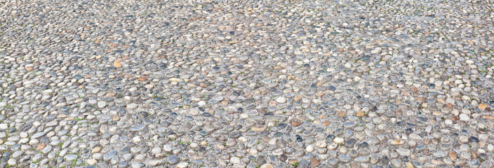 Beautiful old stone pavement