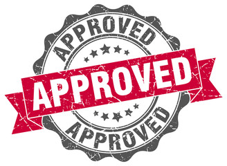 Obraz premium approved stamp. sign. seal