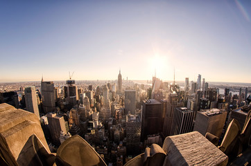 Wide View over New York City