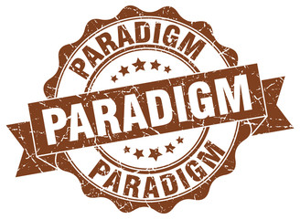 paradigm stamp. sign. seal