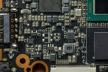 Circuit Board Close Up