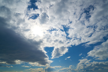 Sky and clouds background