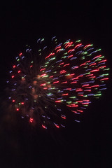 Fireworks at Smugglers Night, Rottingdean, East Sussex, UK