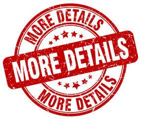 more details red grunge round vintage rubber stamp