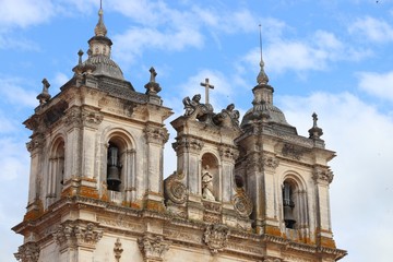 Fototapeta na wymiar Gothic monastery in Portugal