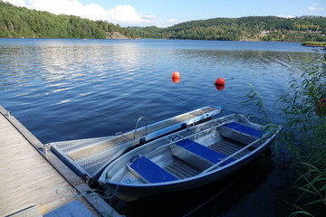 Naklejka premium Sommen, ein See in Schweden