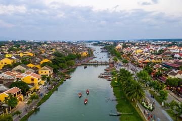 Hoi An ancient town in the peaceful day