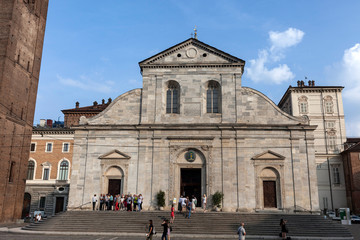 Fototapeta na wymiar Cathedral of St. John the Baptist in Turin