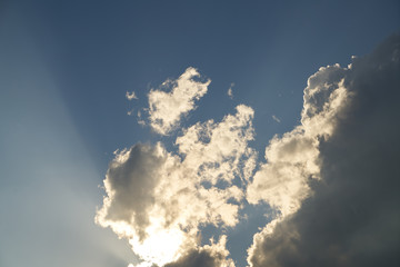 Sky and clouds background