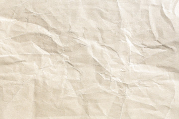 Crumpled brown paper texture