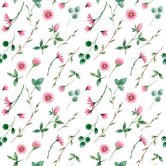 Botanical seamless pattern