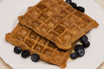 My Favourite Fluffy Flourless Waffles