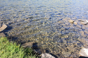 stones in water