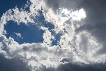 Sky and clouds background