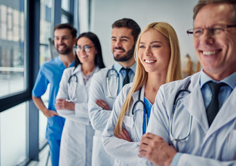 Fototapeta premium Group of doctors in clinic