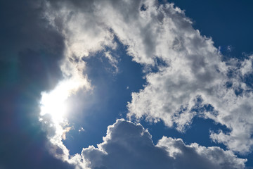 Sky and clouds background