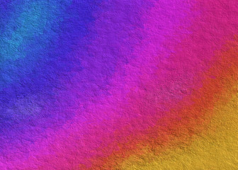paint-like style digital paint colorful gradient color abstract background with rough paper texture