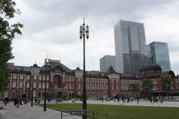 Fototapeta na wymiar Tokyo railway station