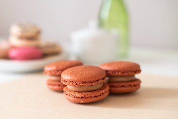 macarons chocolat