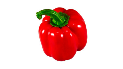 red pepper isolated on white background