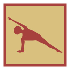 silhouette of a man doing yoga