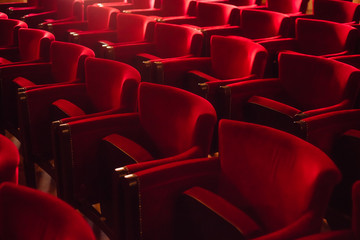 Empty seats at the cinema