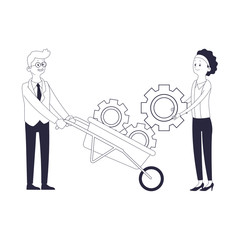 business coworkers executives