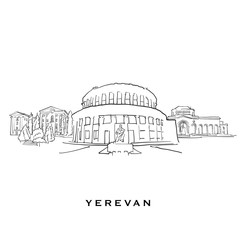 Yerevan Armenia famous architecture