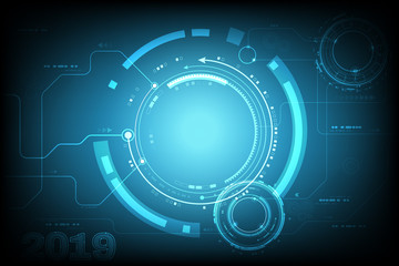 Obraz premium Vector Security communication for business technology background concept