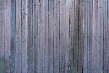 Old gray wooden wall