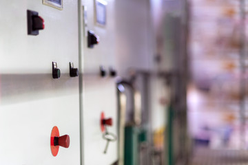 Electrical cabinet equipment in food packaging industry .