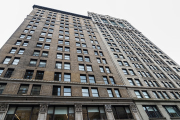 Old classic skyscraper in New York City, USA