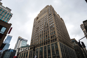 Skyscrapers in Manhattan in New York City, USA