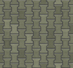 Bone style paving slab, seamless texture map