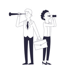 business saving money cartoon