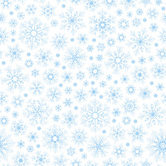 Christmas seamless doodle pattern